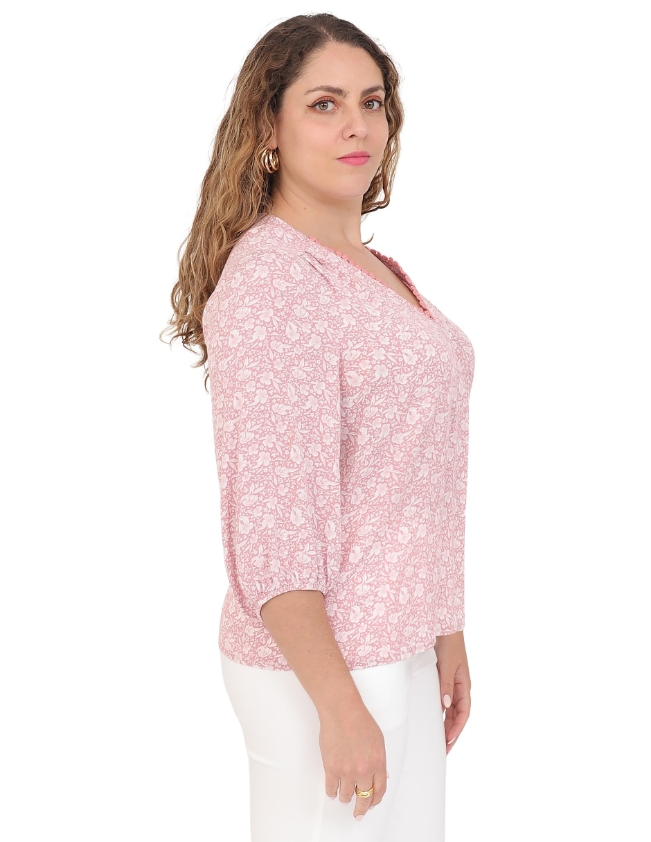 Blusa manga 3/4 para mujer 3