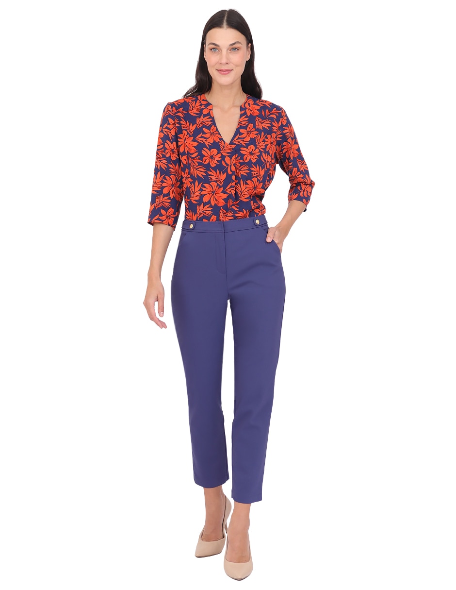 Pantalón Duplan slim para mujer