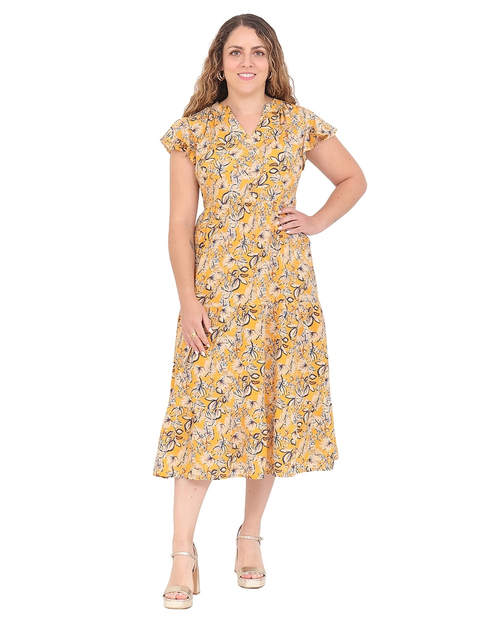Vestido midi casual para mujer Vestido midi casual para mujer