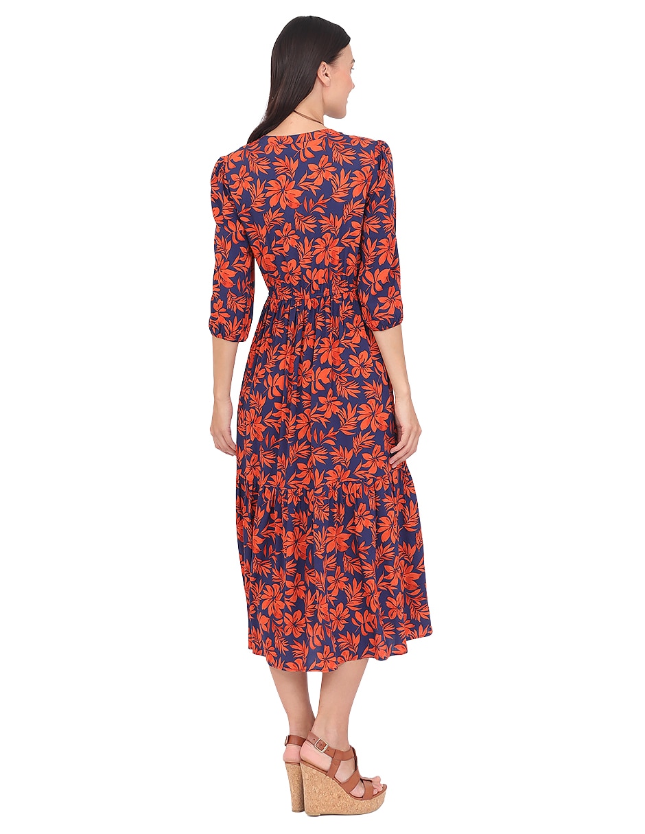 Vestido midi formal para mujer 5