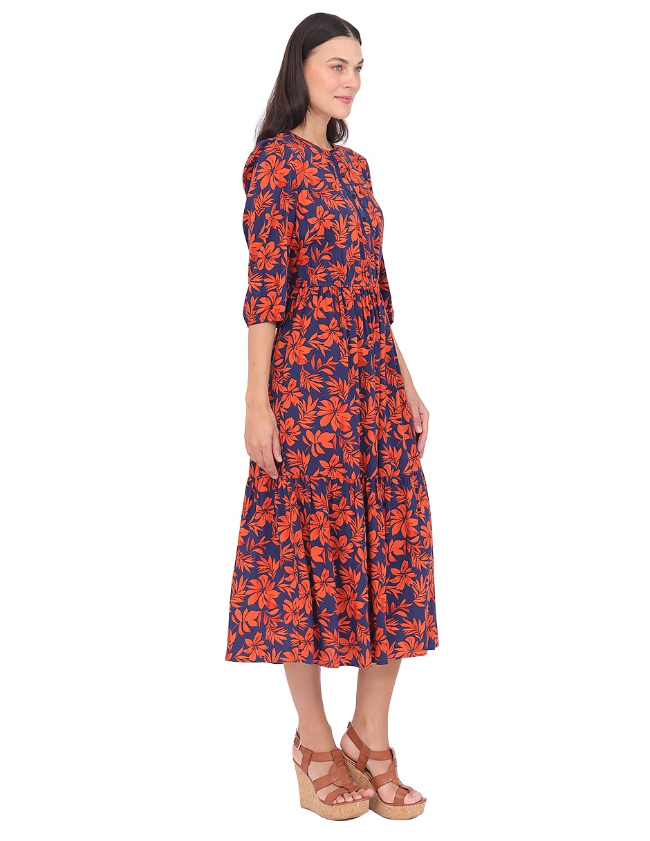 Vestido midi formal para mujer