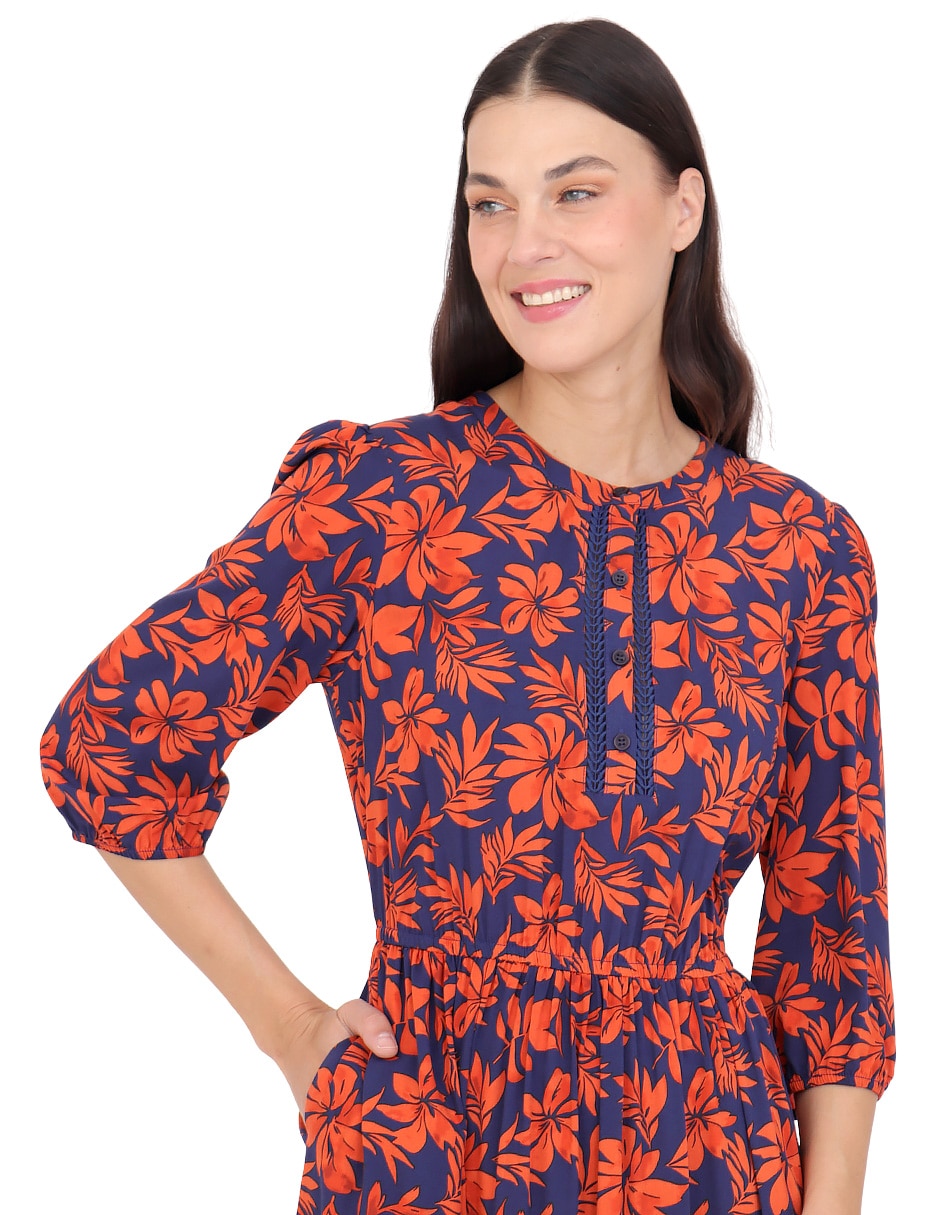 Vestido midi formal para mujer