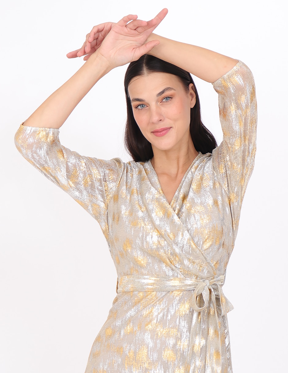 Vestido midi formal para mujer 4