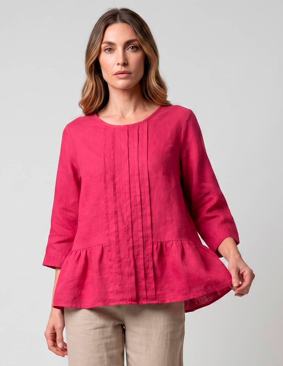 Blusa manga 3/4 para mujer Blusa manga 3/4 para mujer