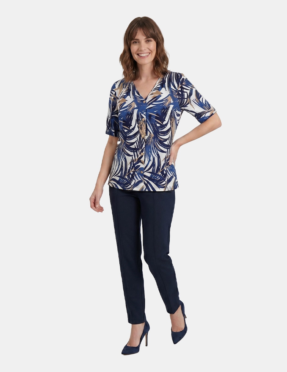 Blusa manga corta para mujer 2