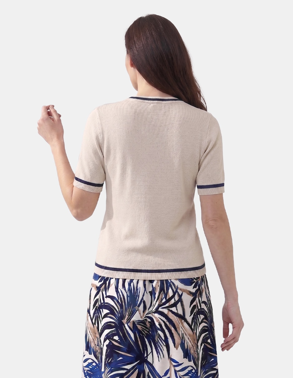 Blusa manga corta para mujer 2