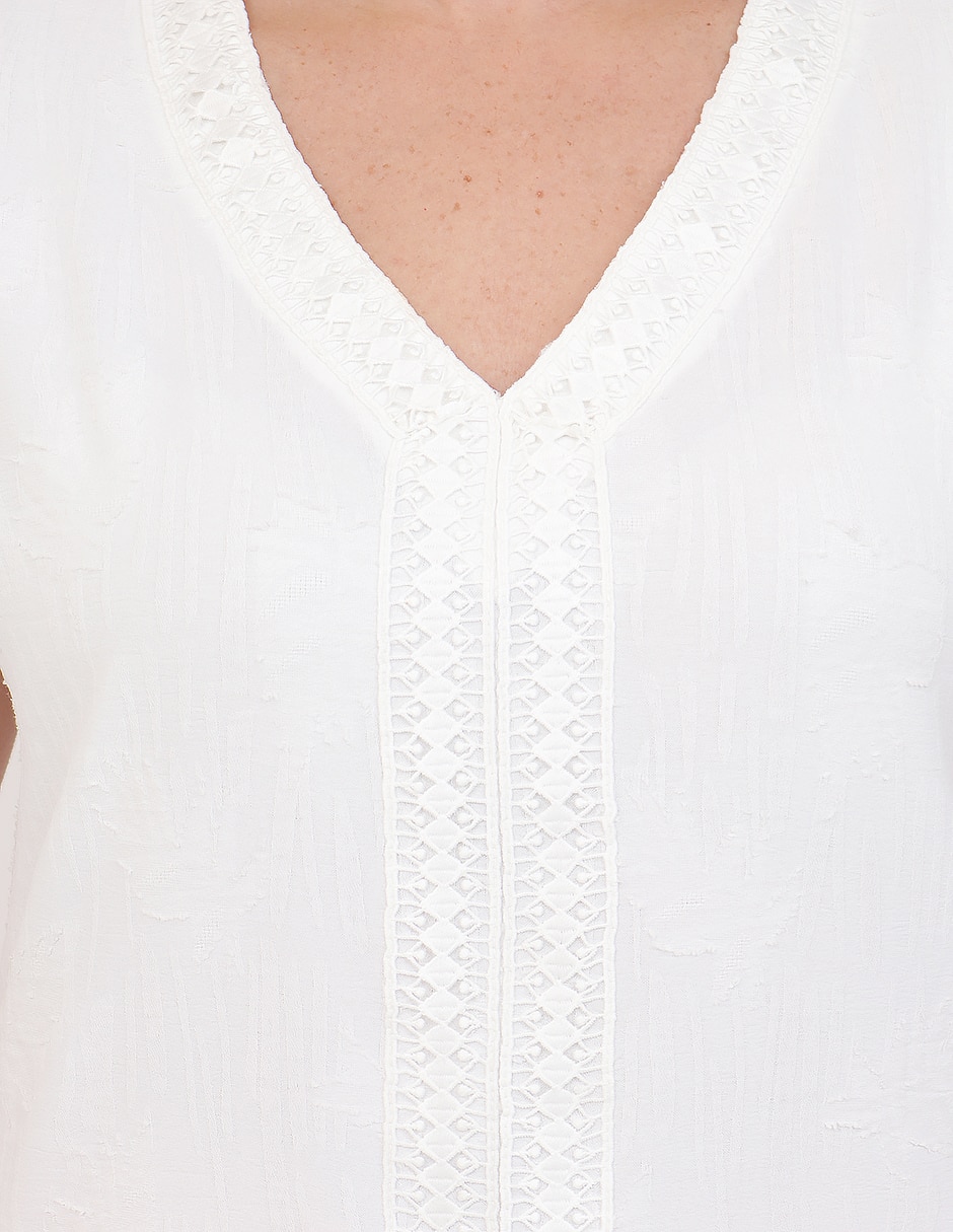 Blusa manga corta para mujer 6