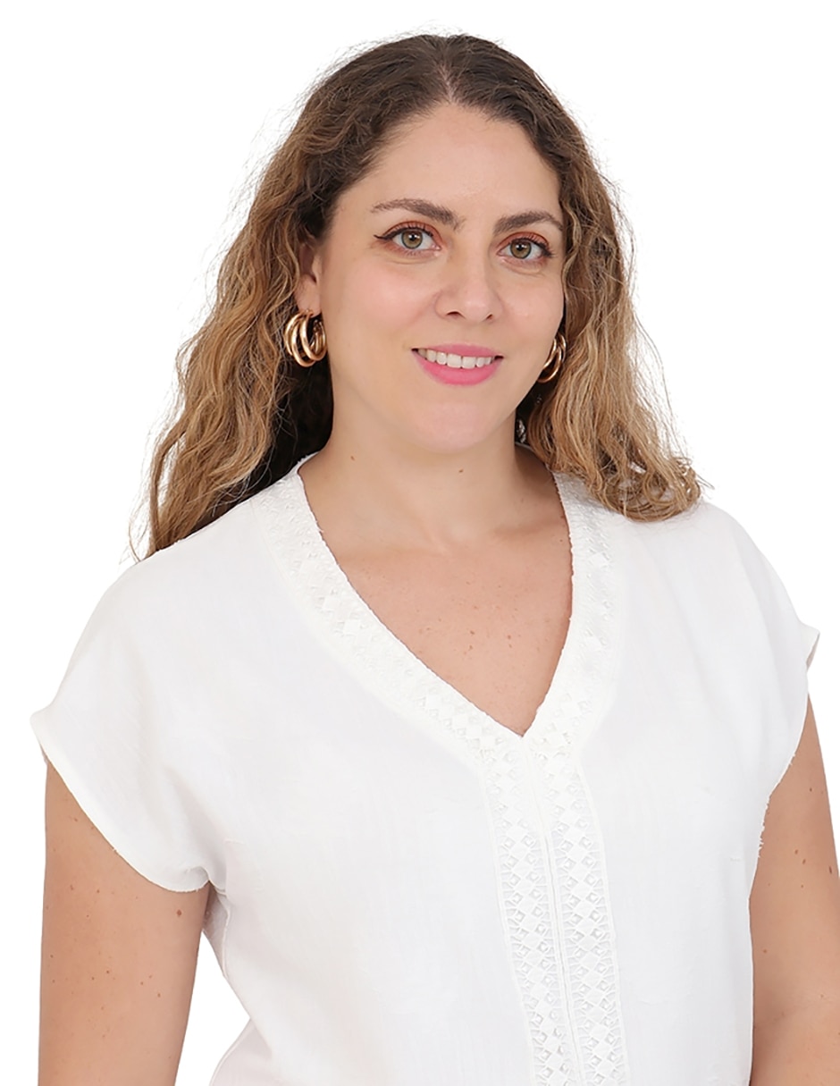 Blusa manga corta para mujer 7