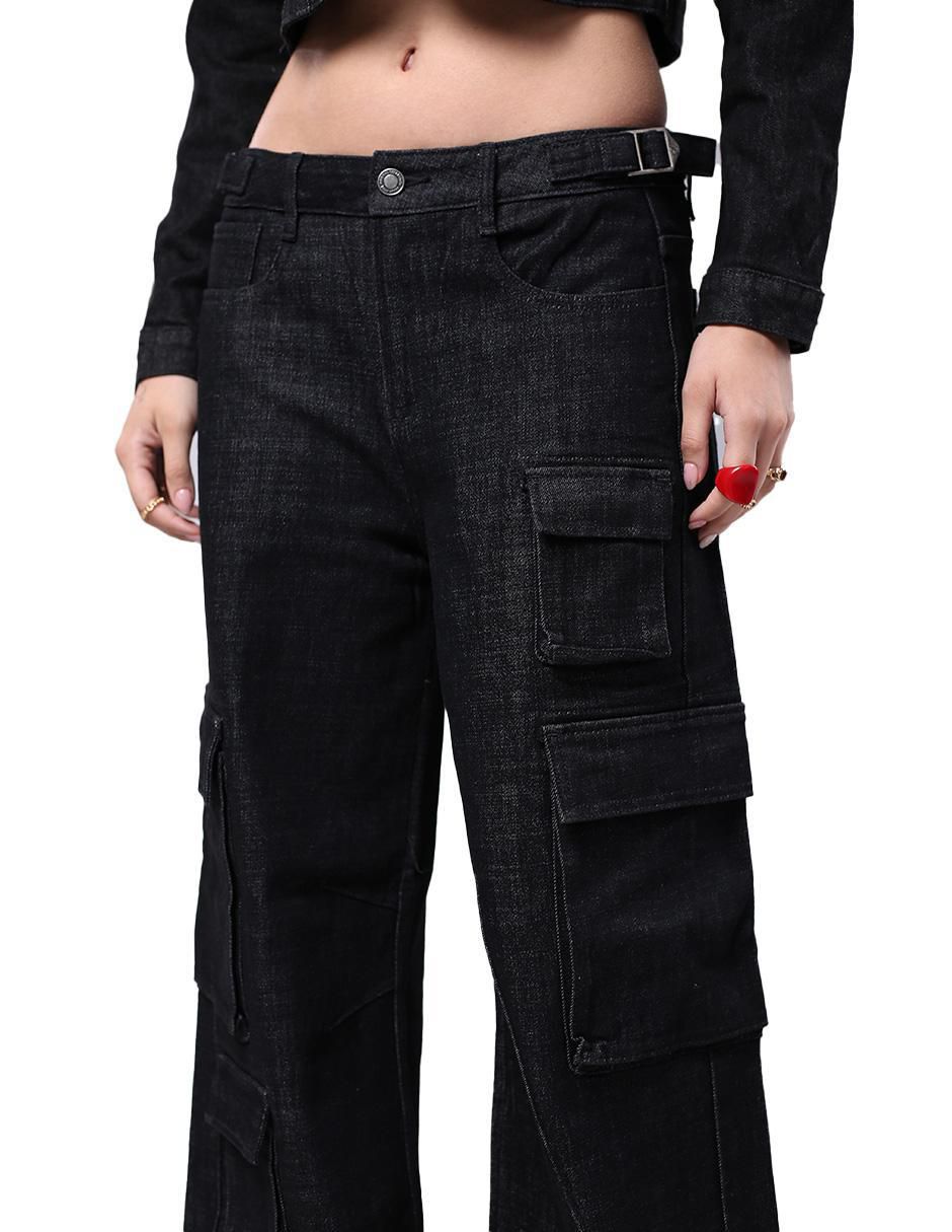 Jeans amplio para mujer 4
