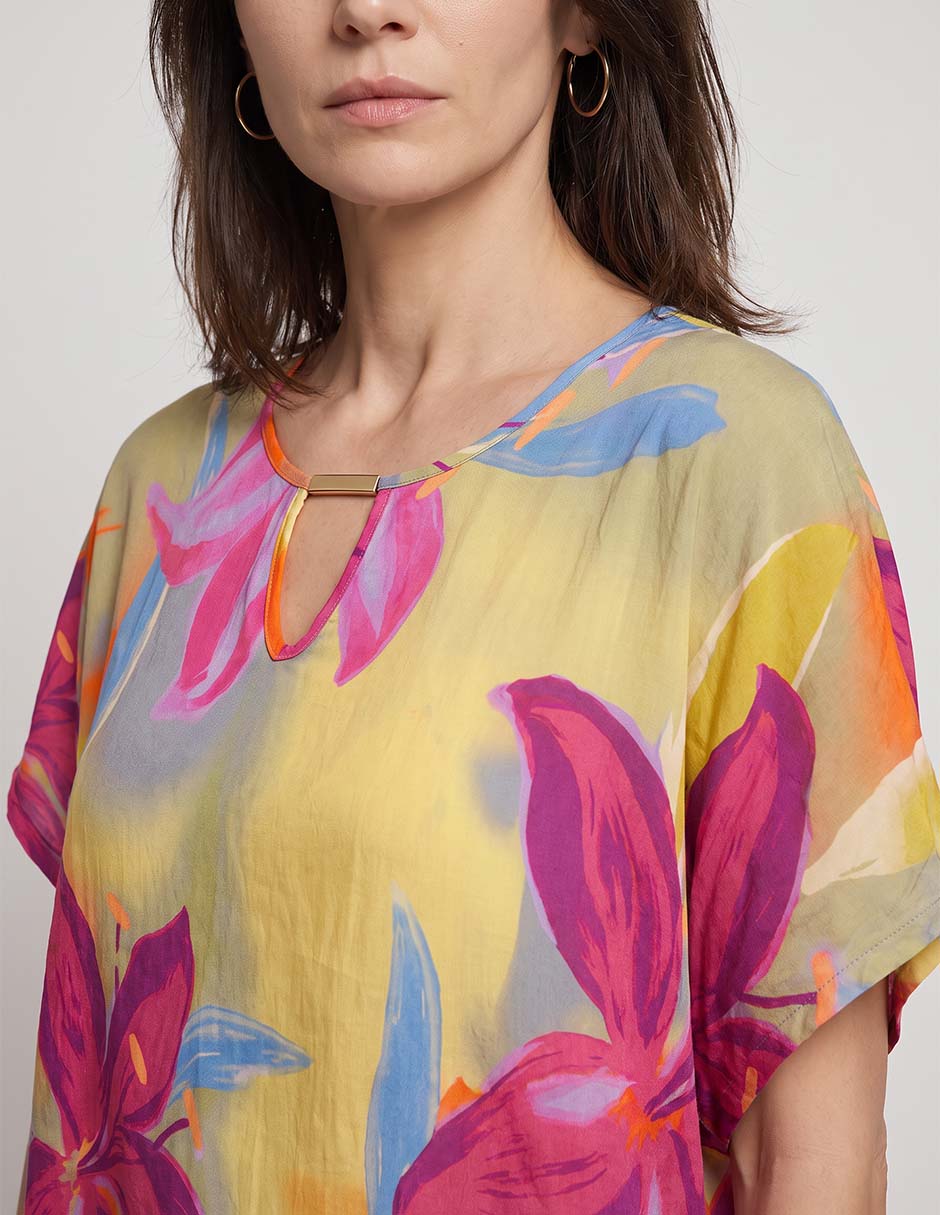Blusa manga corta para mujer 3