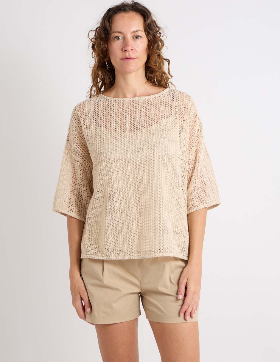 Blusa manga al codo para mujer 2
