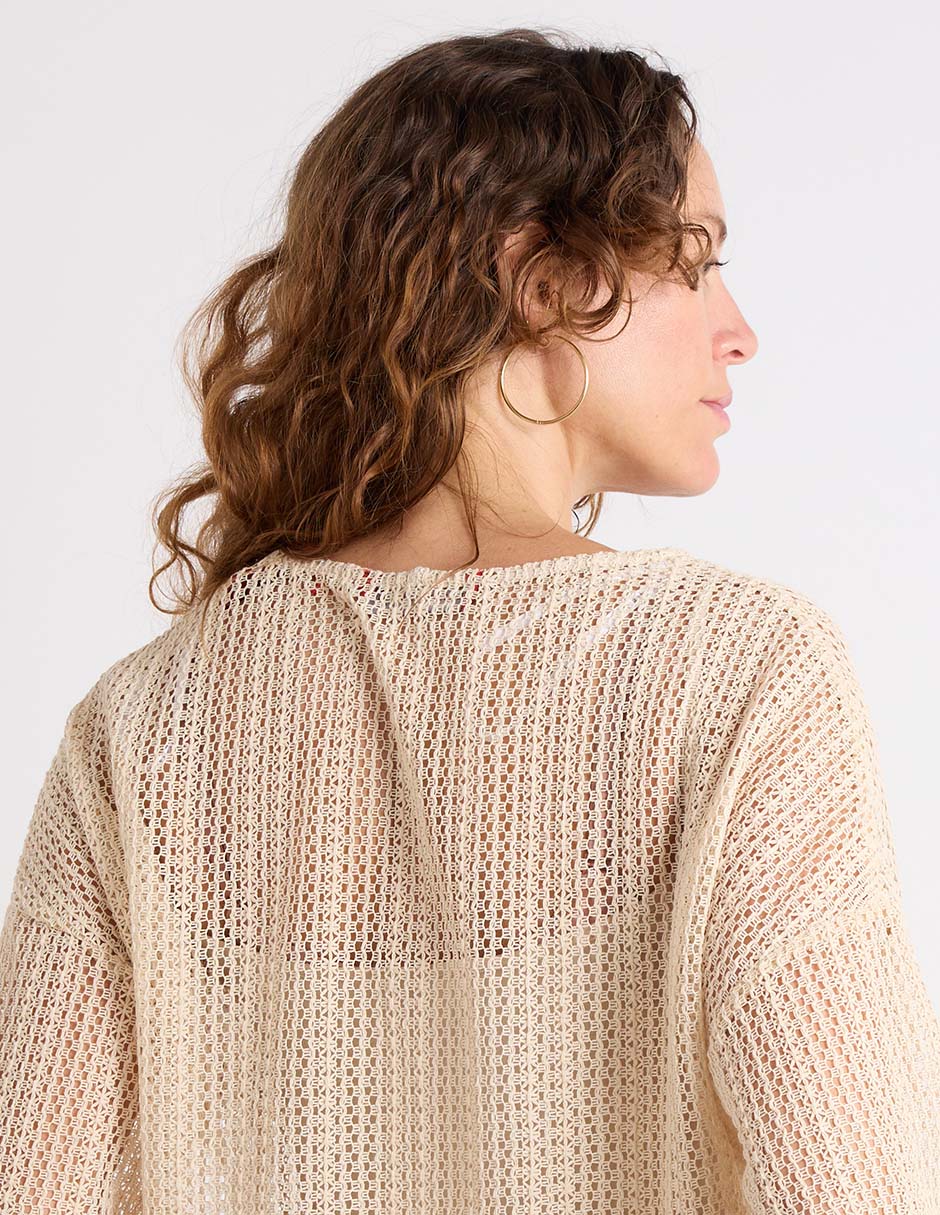 Blusa manga al codo para mujer 5