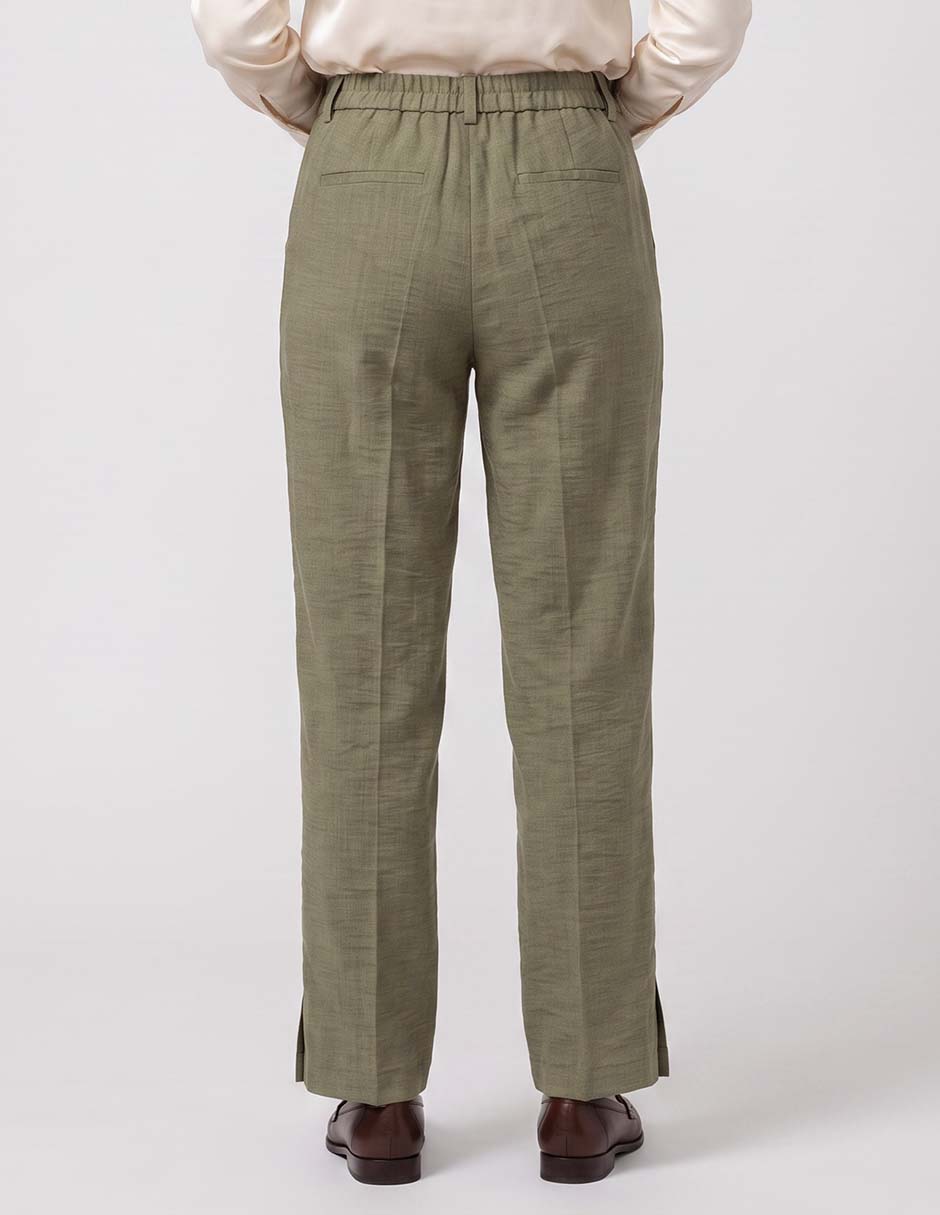 Pantalón de vestir recto para mujer 3
