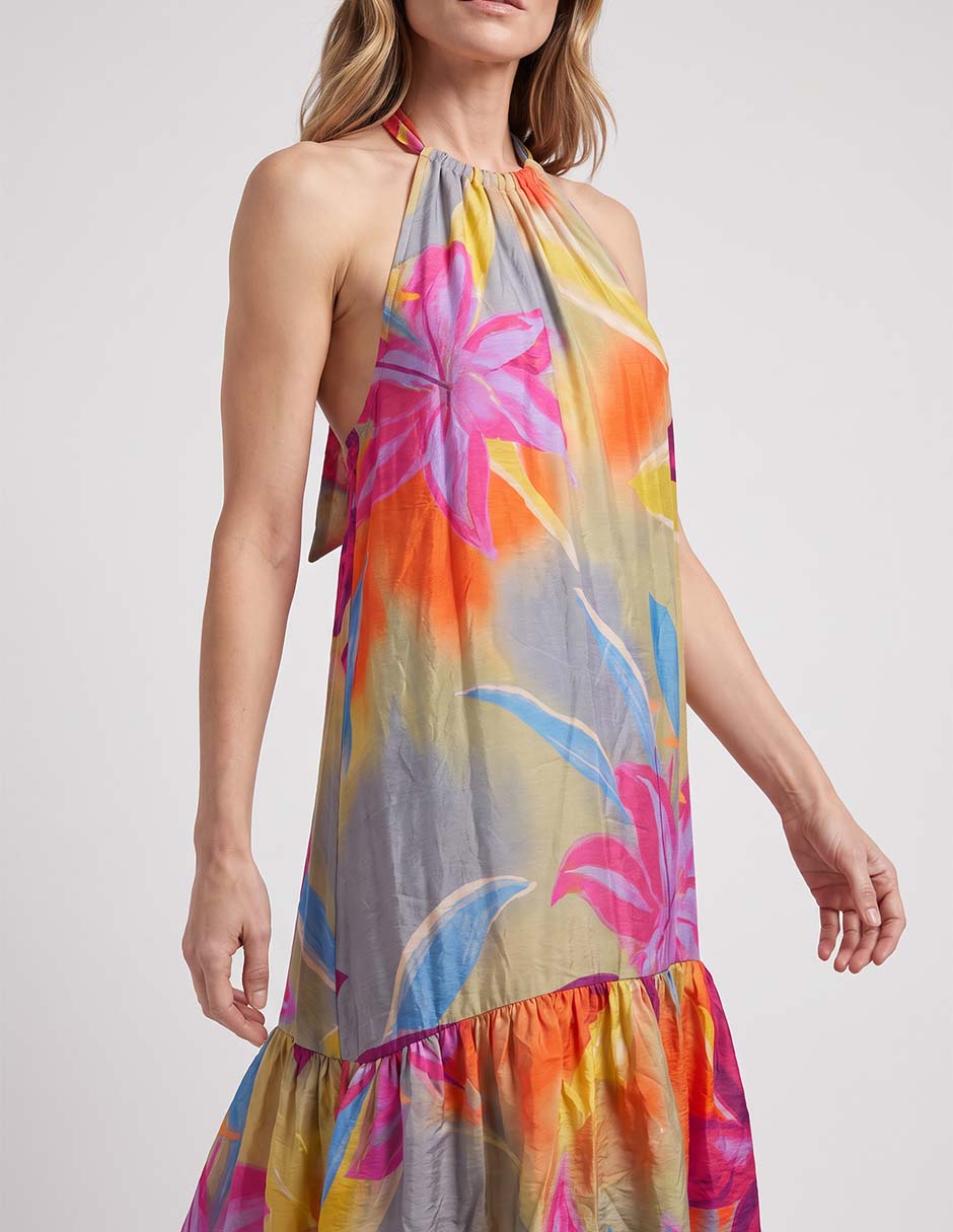 Vestido largo playa para mujer 3