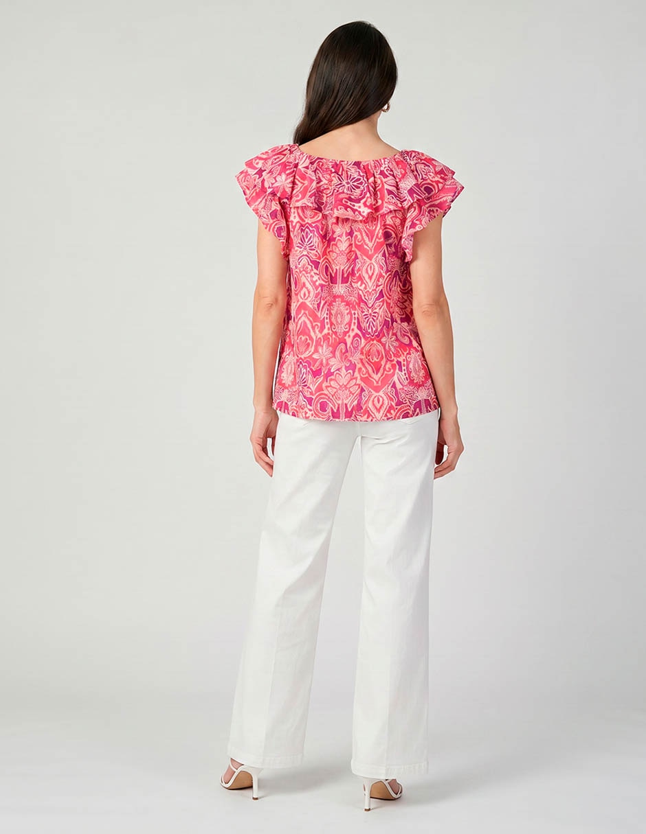Blusa manga corta para mujer 2