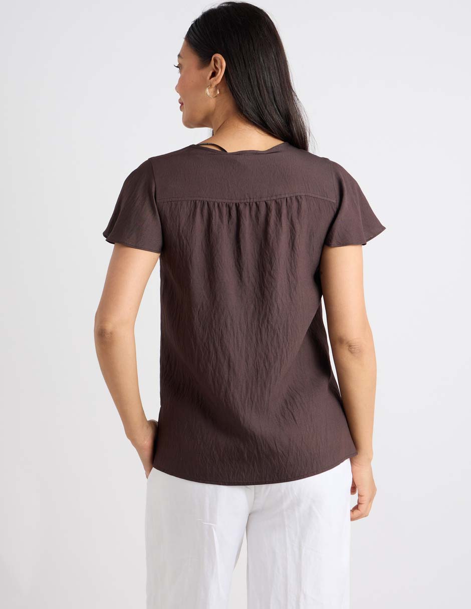 Blusa manga corta para mujer 2