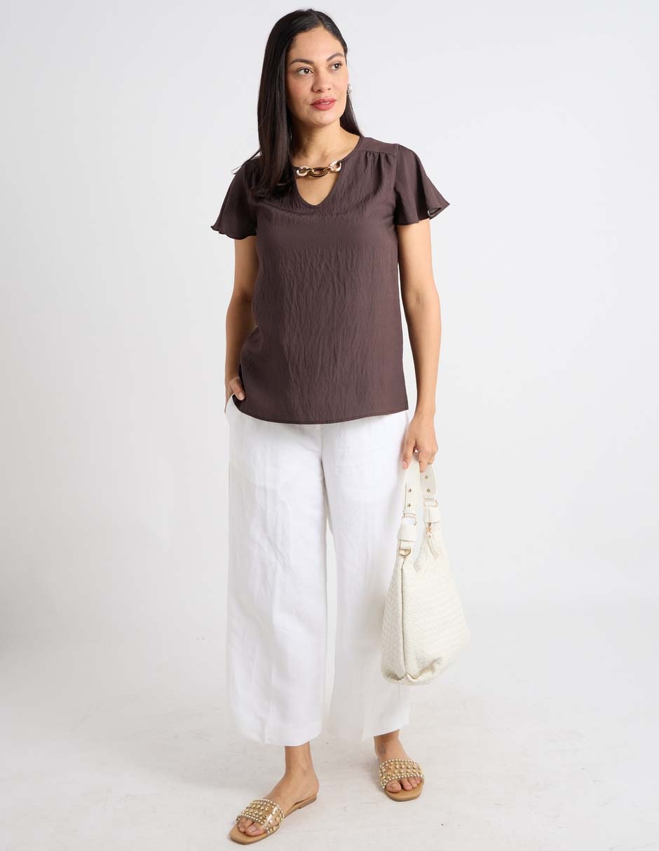 Blusa manga corta para mujer 3
