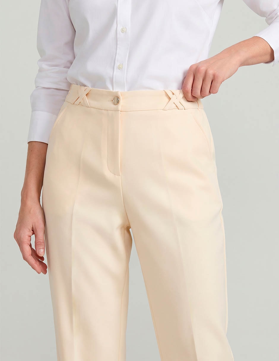 Pantalón Regular Recto Para Mujer 4