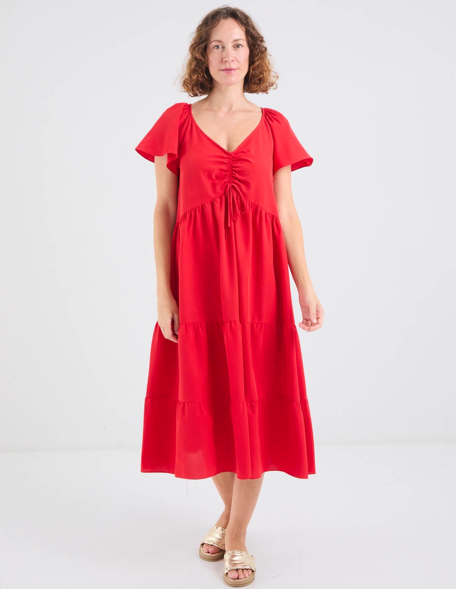 Vestido 3/4 casual lorenza blau merengue para mujer Vestido 3/4 casual lorenza blau merengue para mujer