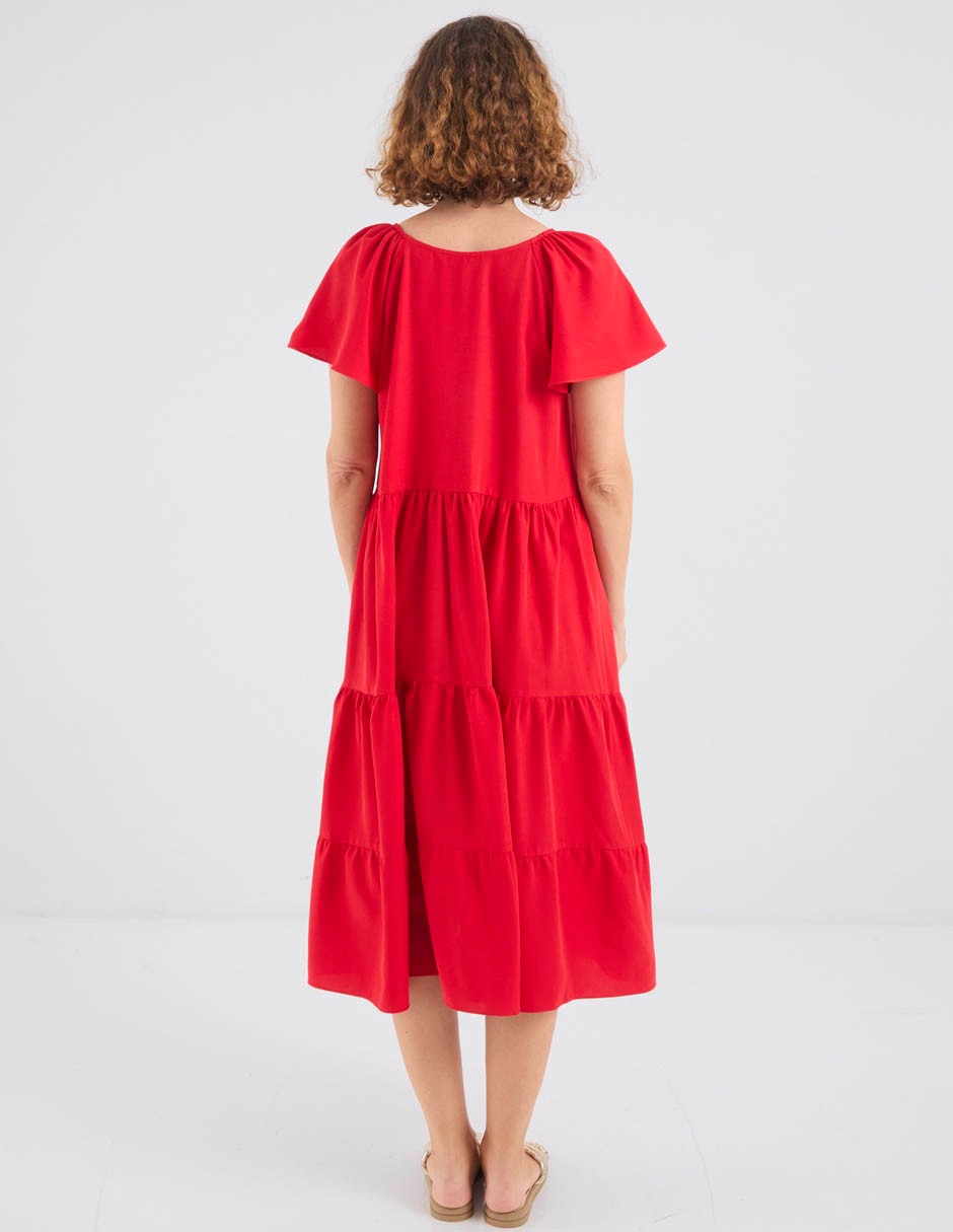 Vestido 3/4 casual lorenza blau merengue para mujer 6