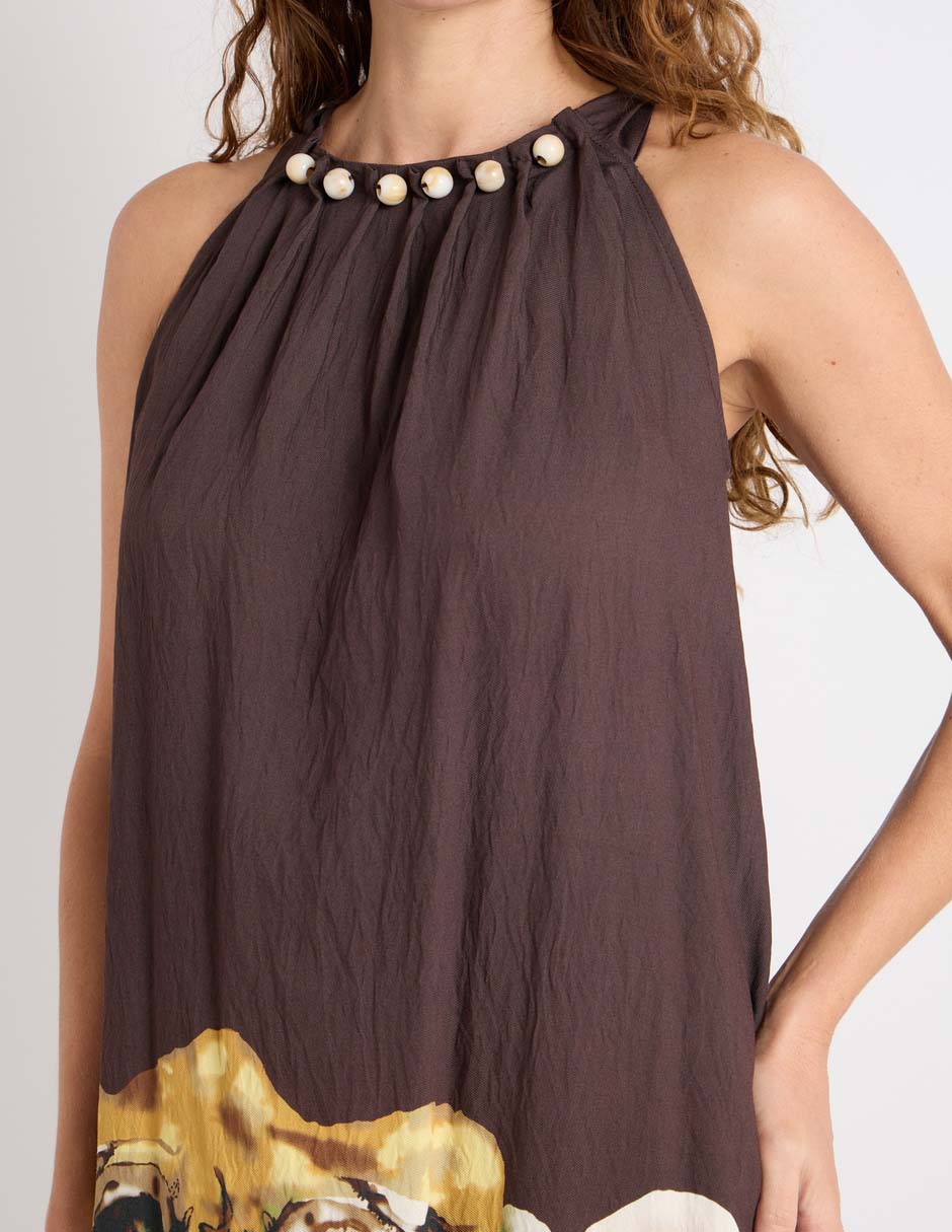 Vestido midi casual para mujer 4
