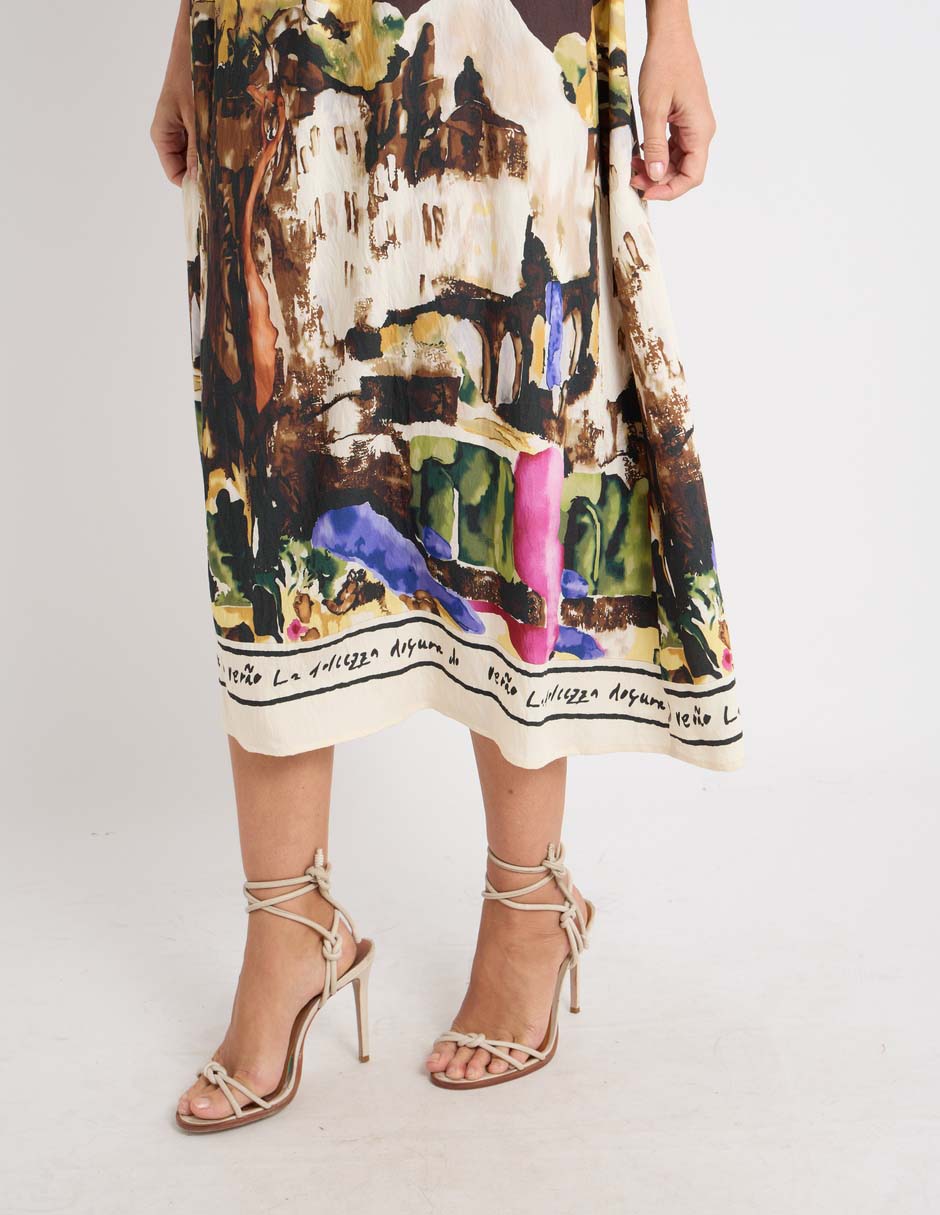 Vestido midi casual para mujer 5
