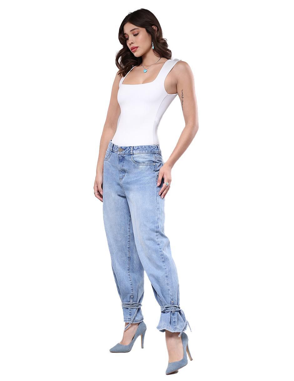 Jeans amplio sb4655 para mujer 5