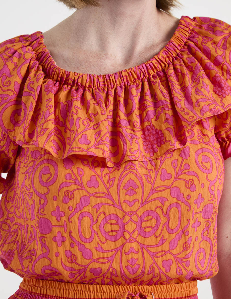 Blusa manga corta para mujer 6