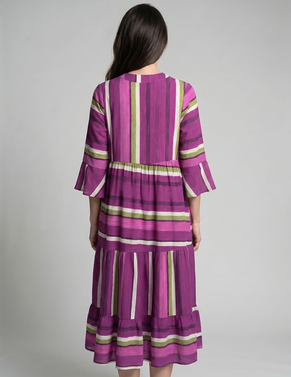 Vestido 3/4 casual para mujer 2