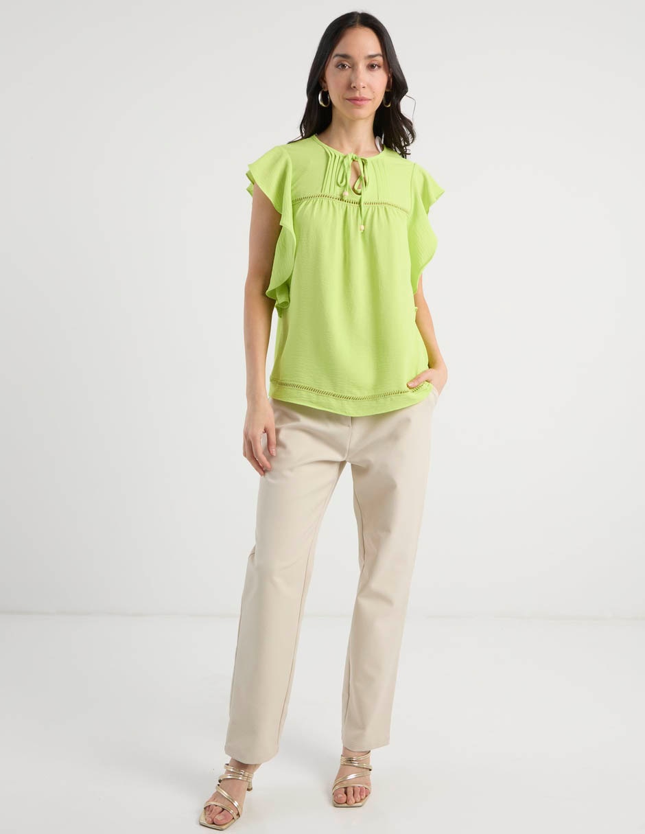 Blusa manga corta para mujer 3