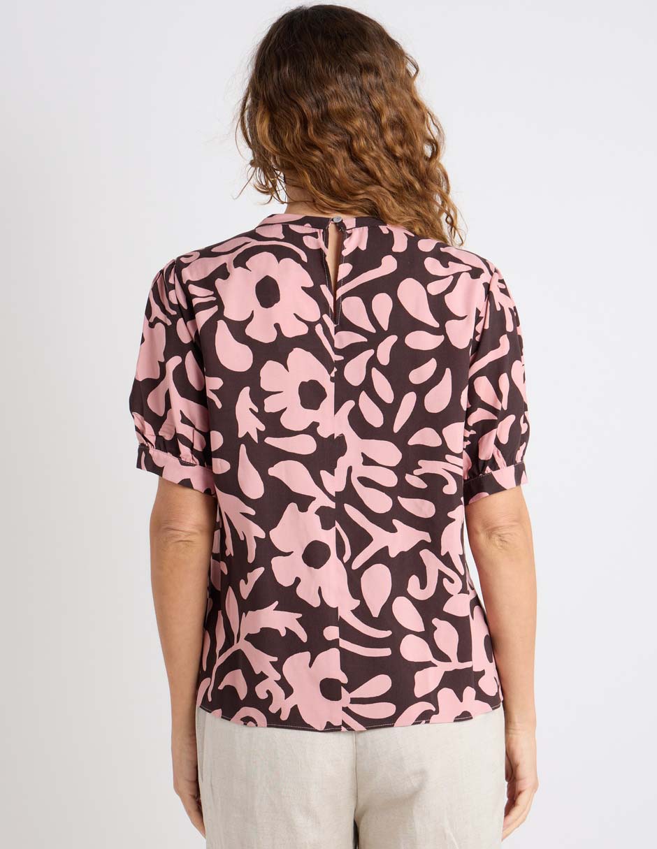 Blusa túnica manga corta para mujer 2