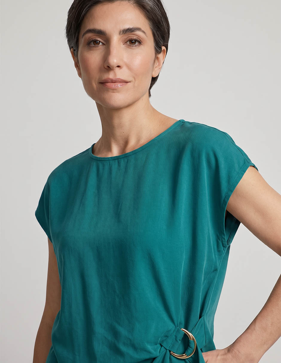 Blusa manga corta para mujer 3