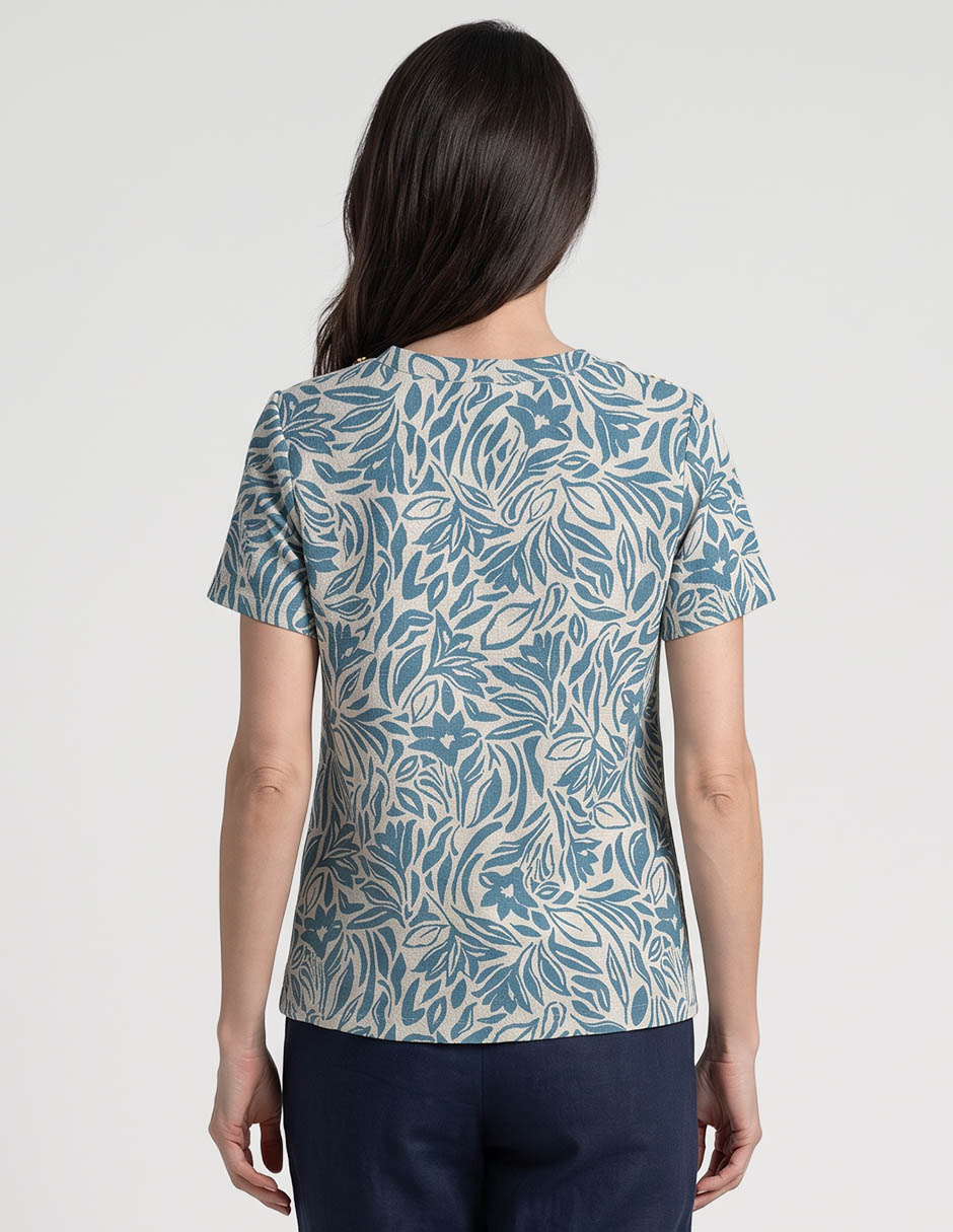 Blusa manga corta para mujer 2