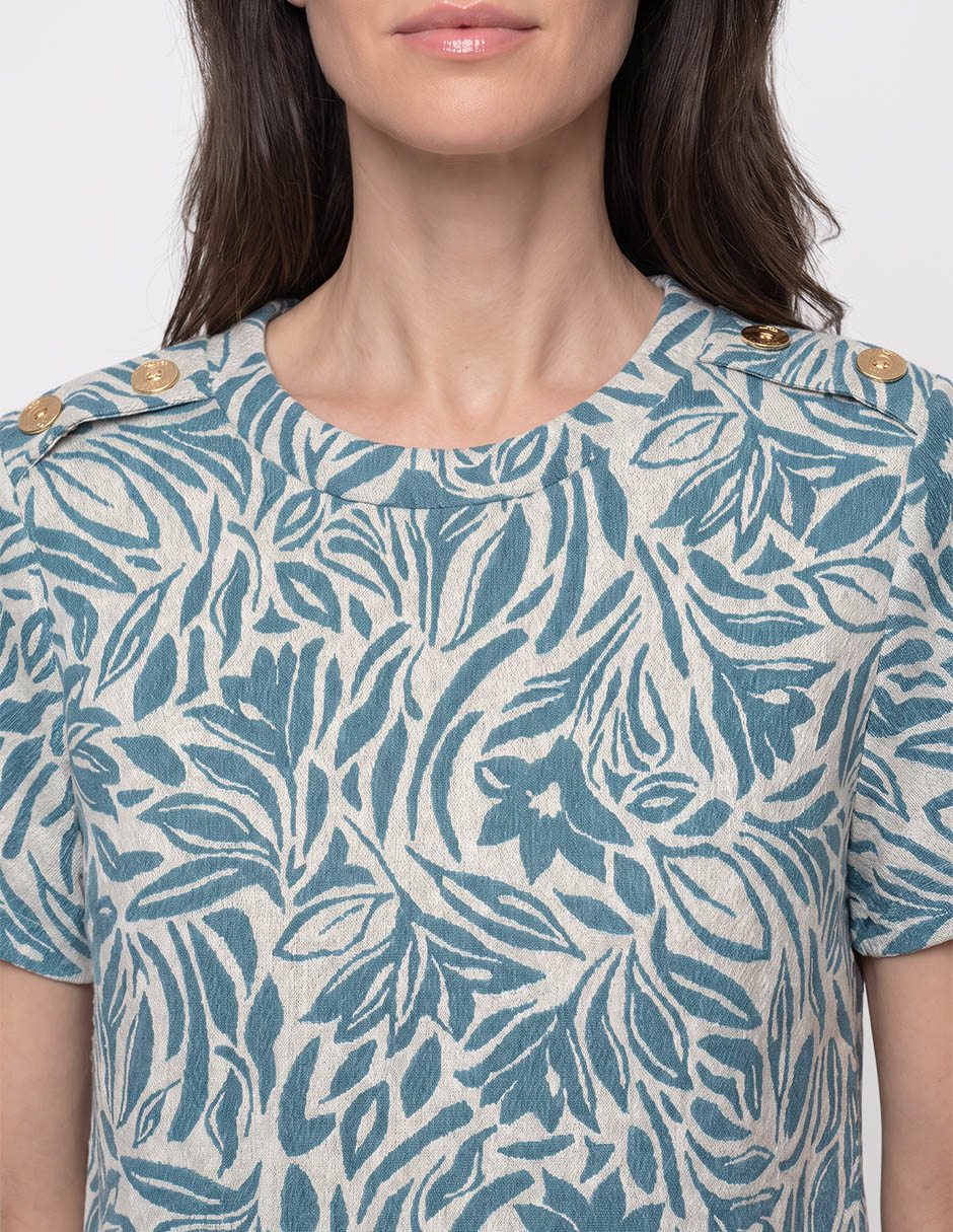 Blusa manga corta para mujer 3