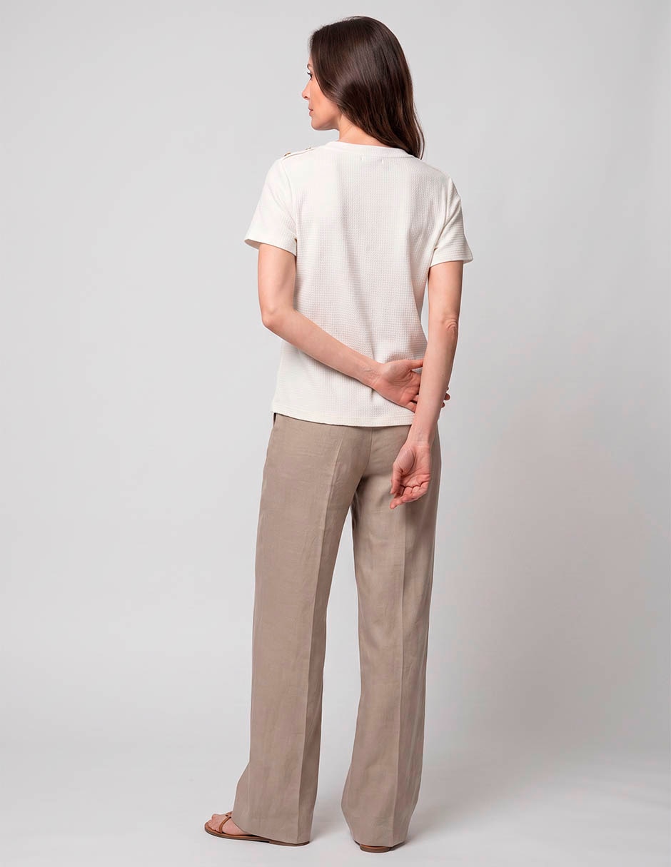 Blusa manga corta para mujer 2
