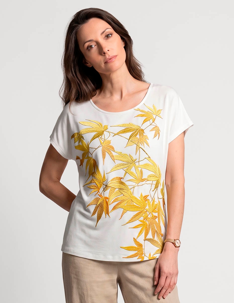 Playera manga corta para mujer