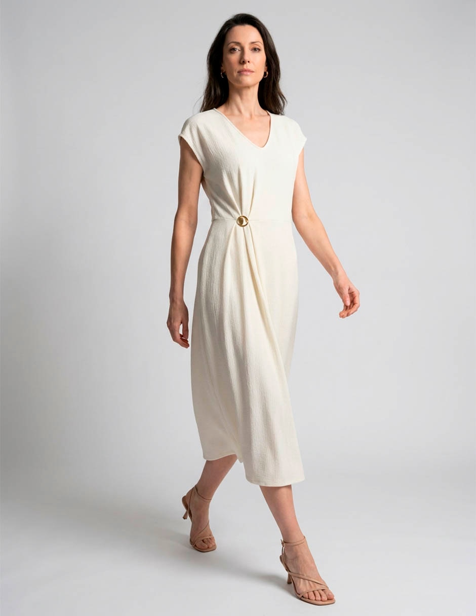 Vestido midi casual para mujer
