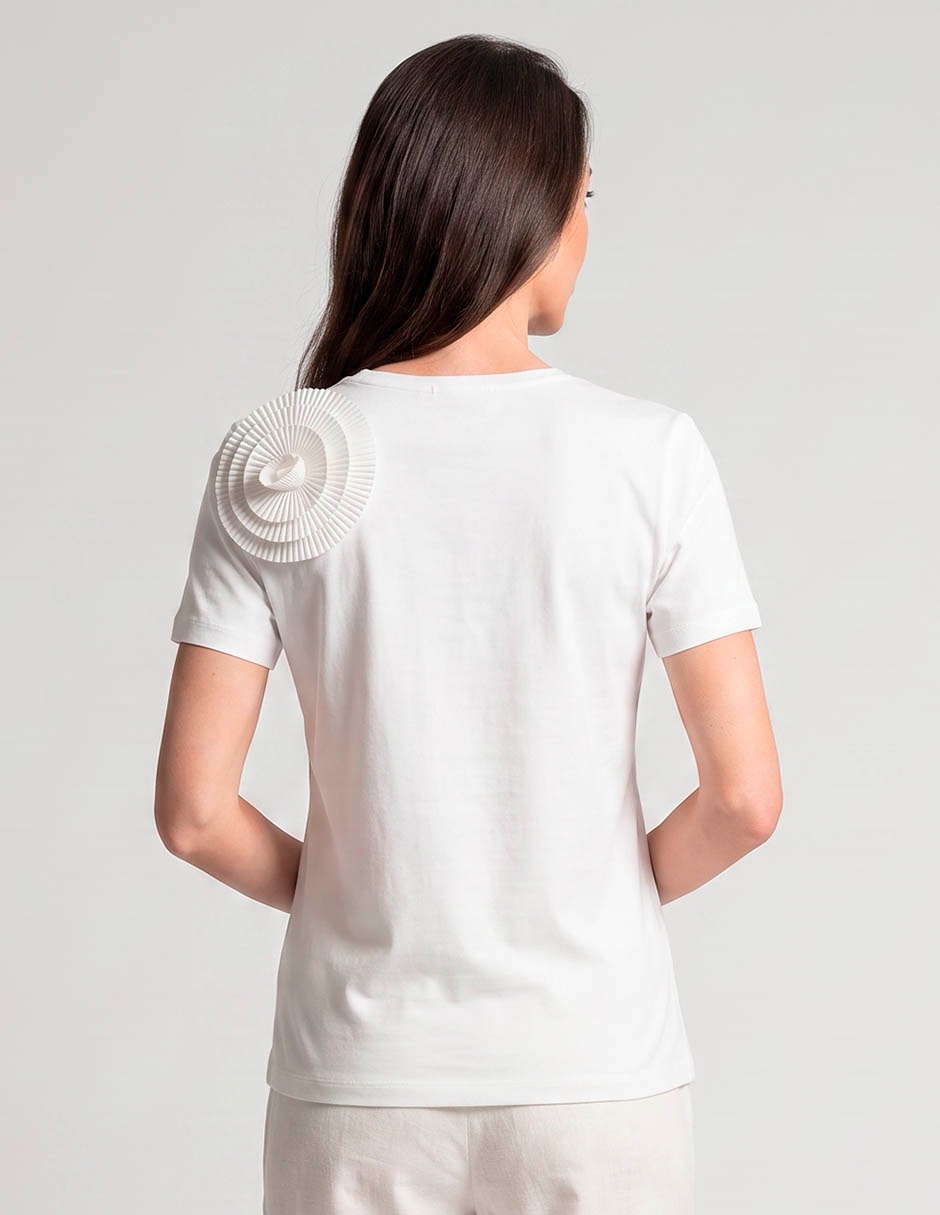 Blusa manga corta para mujer 2