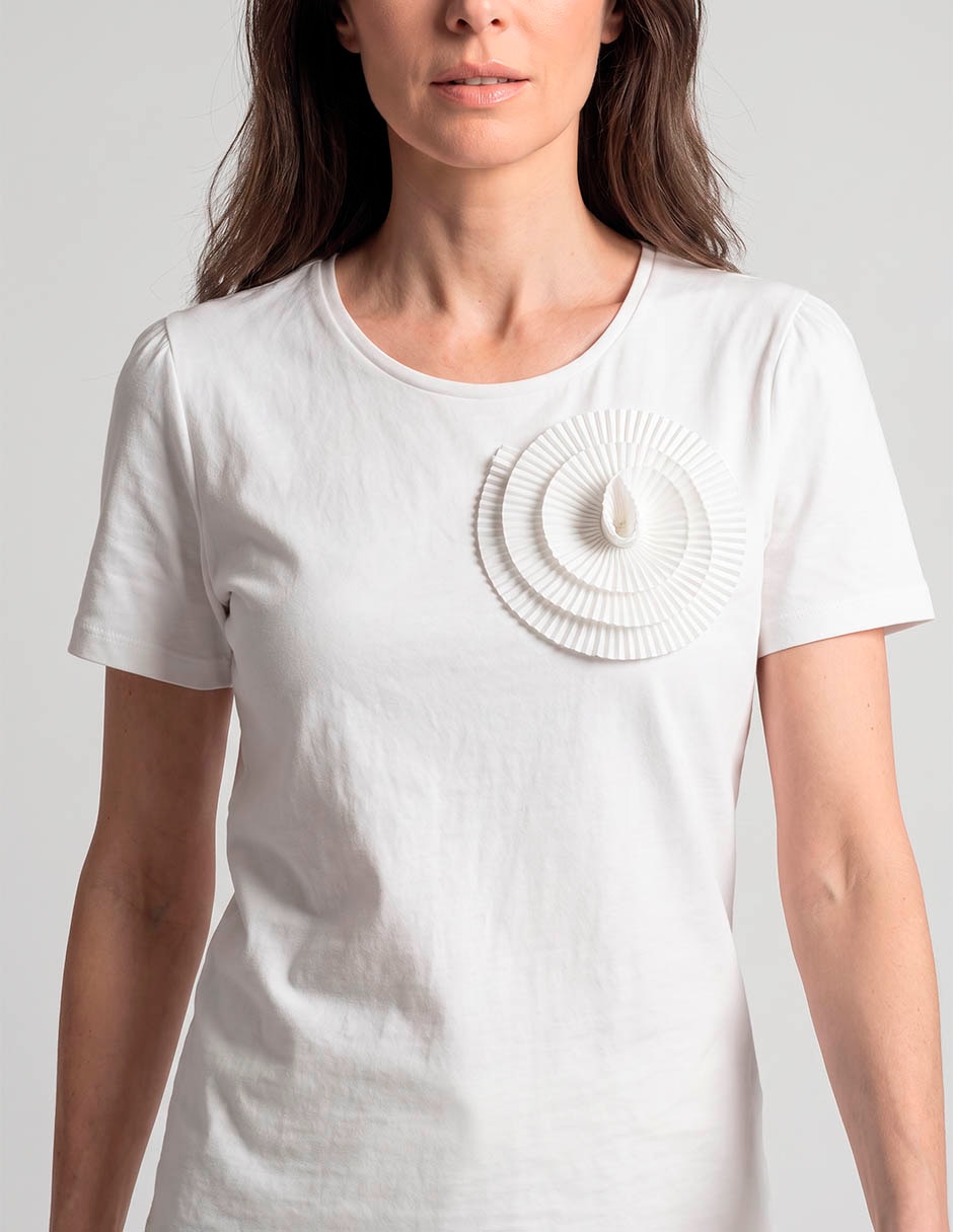 Blusa manga corta para mujer 3