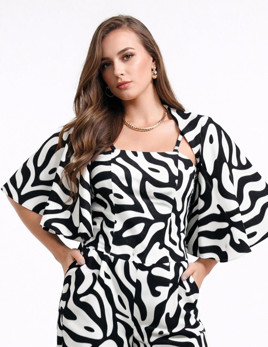 Top con escote medio tirante ajustable 1