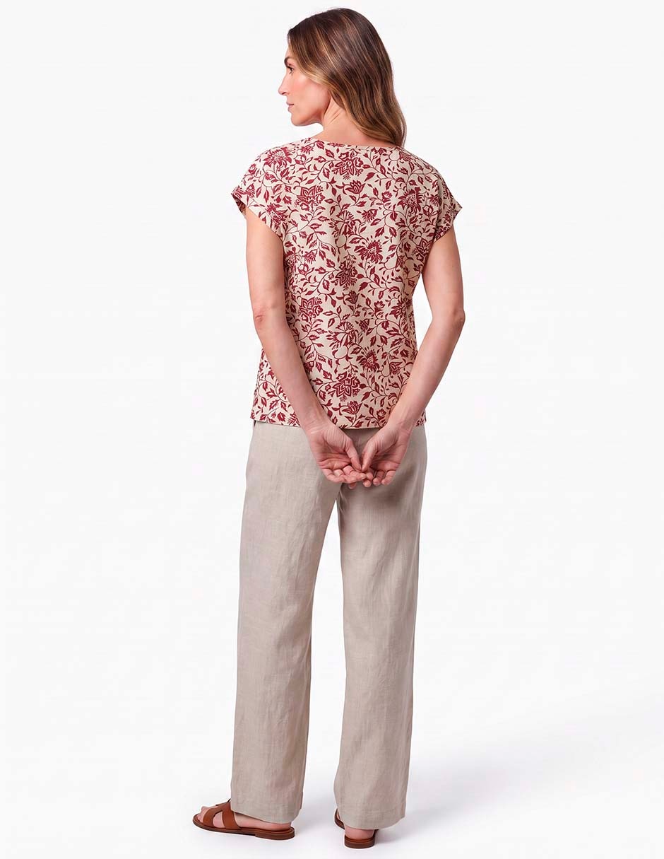 Blusa manga corta para mujer 4