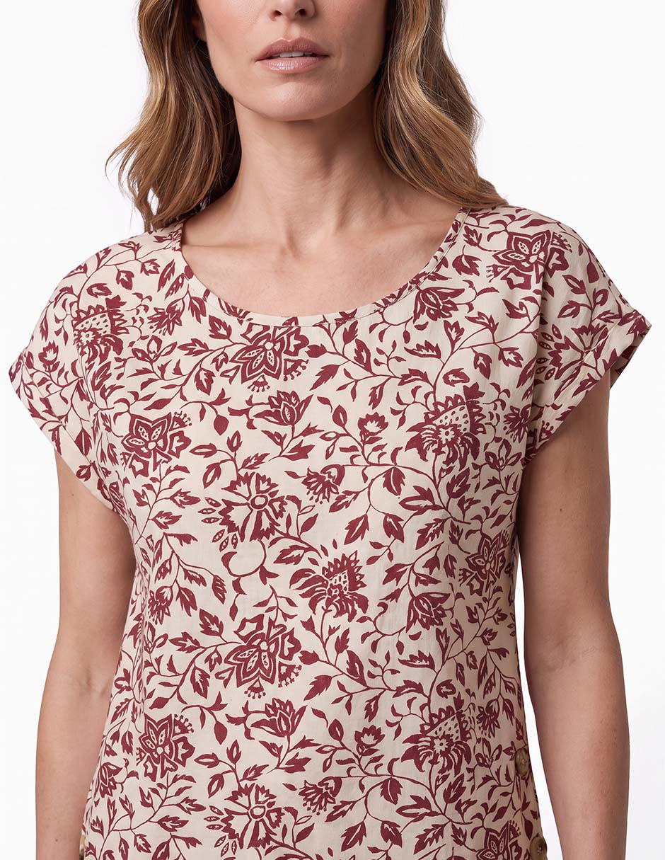 Blusa manga corta para mujer 2