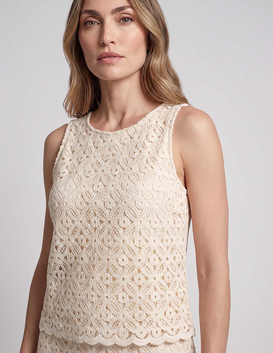 Blusa sin manga para mujer 2