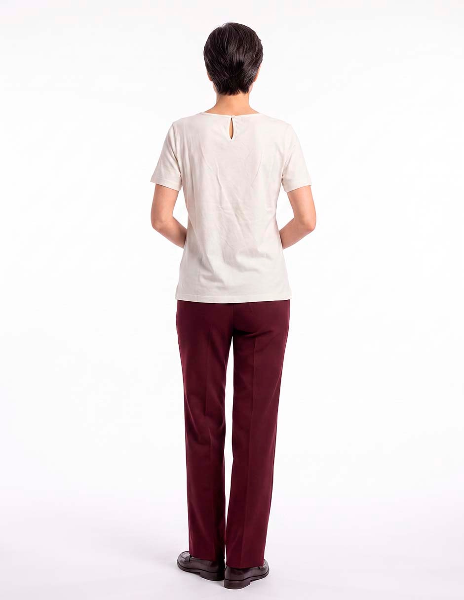 Blusa manga corta para mujer 4