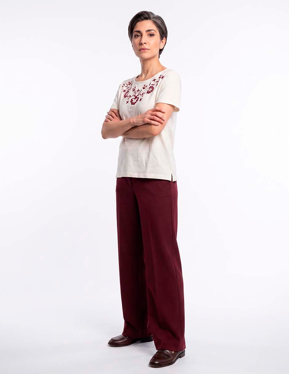 Blusa manga corta para mujer 3