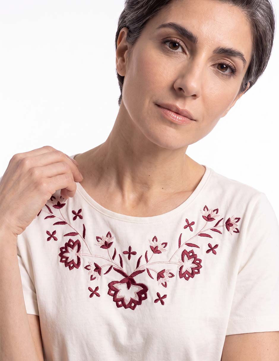 Blusa manga corta para mujer 2