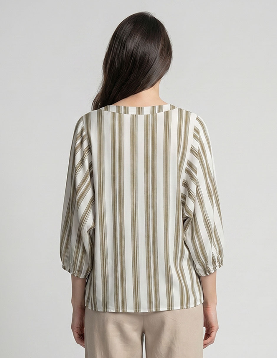Blusa Damaia Atelier manga 3/4 para mujer