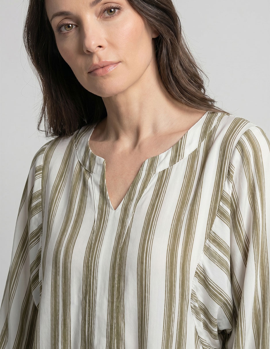 Blusa Damaia Atelier manga 3/4 para mujer