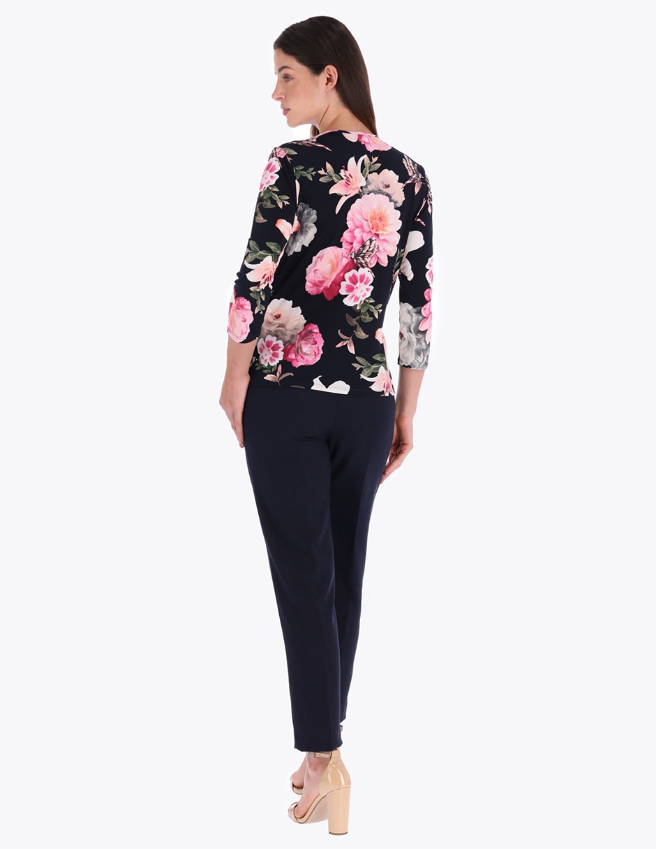 Blusa manga 3/4 para mujer 2