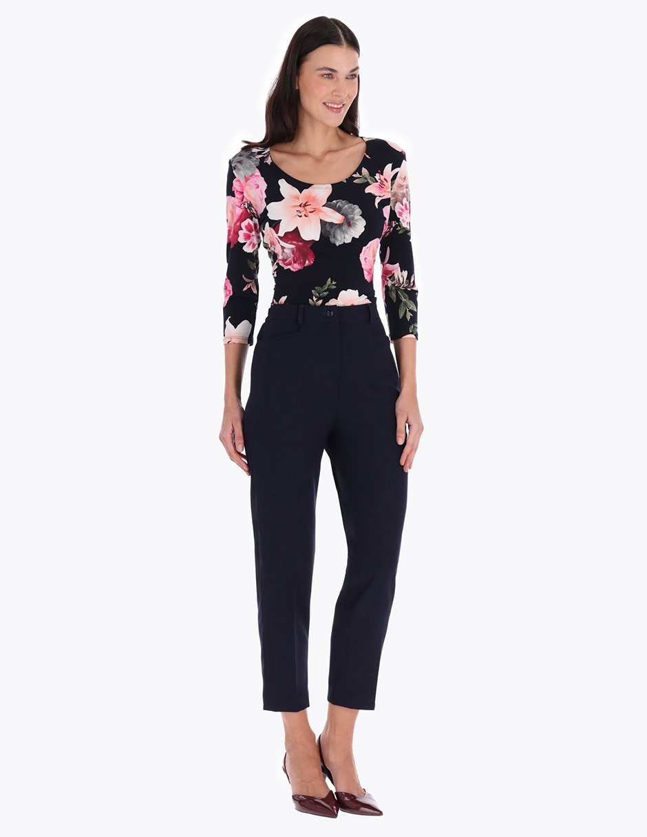 Pantalón de vestir slim para mujer 2